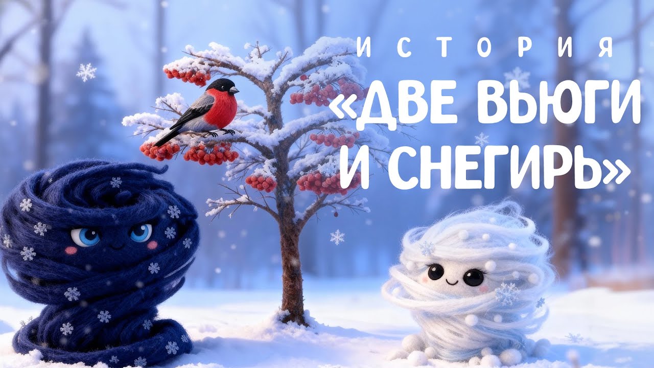 Две вьюги и снегирь | Сказка для детей | Сказки на ночь