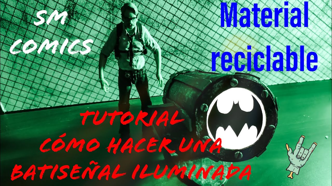 💥💥TUTORIAL. TE ENSEÑO A HACER LA MEJOR 👉👉BATISEÑAL👈👈 CON MATERIAL RECICLABLE. 🤑🤑MUY ECONÓMICA👍👍 2020