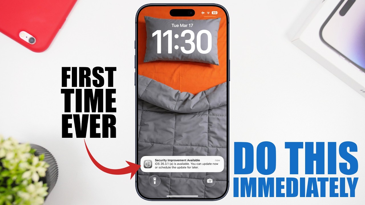 iOS 26.3.1(a) Released - DO THIS Immediately !