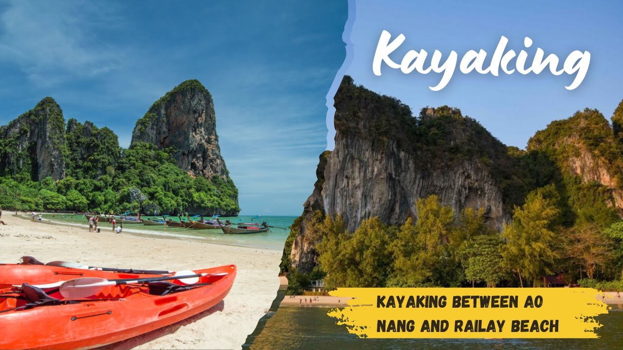 Kayaking Between Ao Nang and Railay Beach | Epic 4K Coastal Journey in Krabi, Thailand