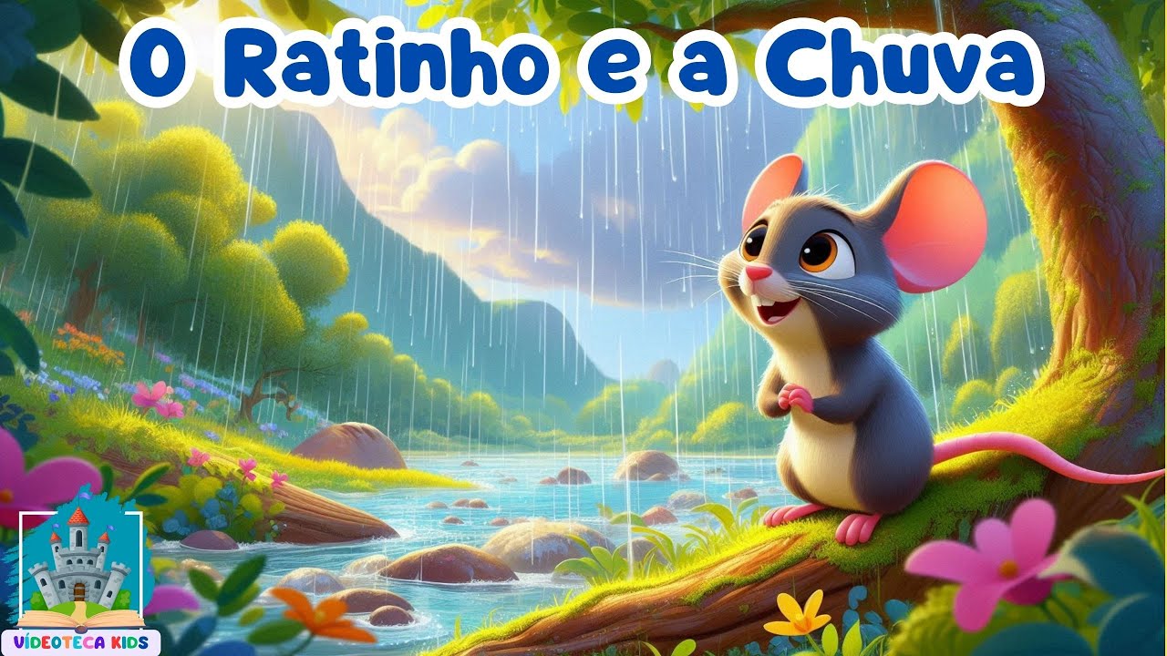 O RATINHO E A CHUVA - História Infantil | #historiainfantilparadormir #livrosinfantis #infantil