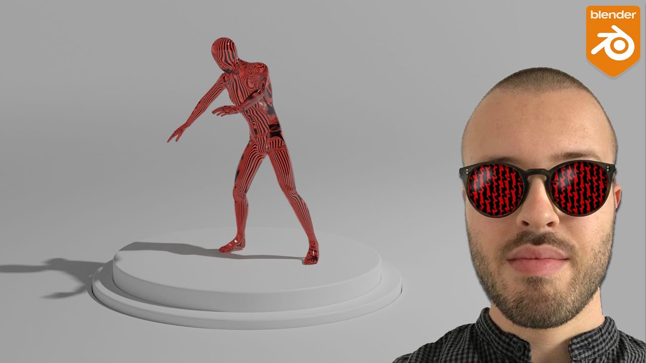 How to animate a character with special shaders in blender.