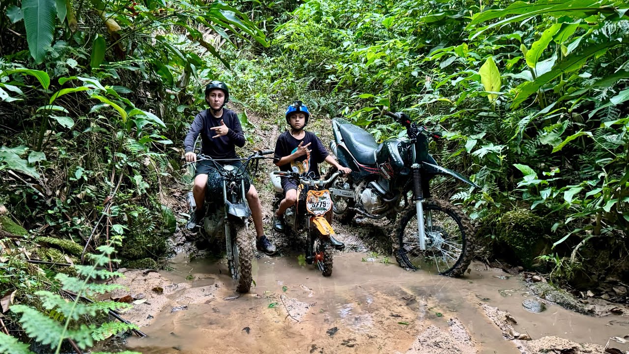 VOLTAMOS NA TRILHA ABANDONADA COM AS MOTOS. Thiago velho