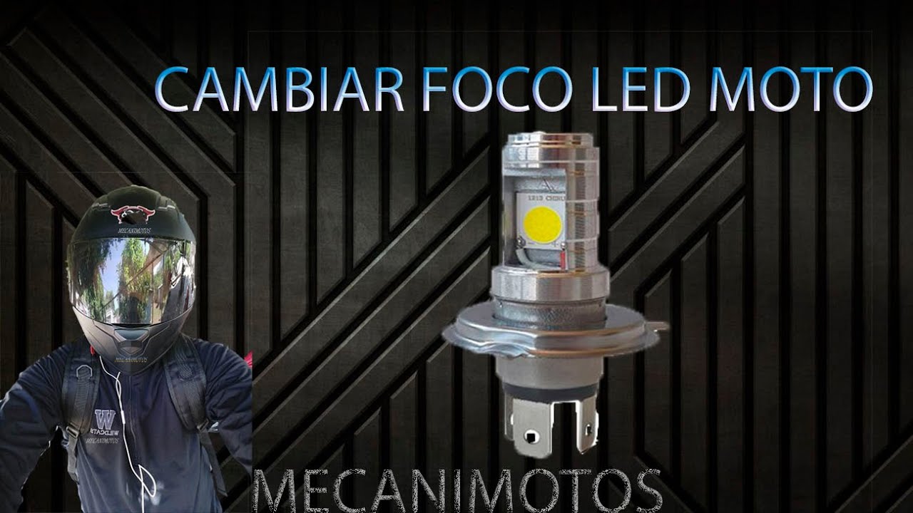 cambio de el foco principal de moto foco led HERO HUNK