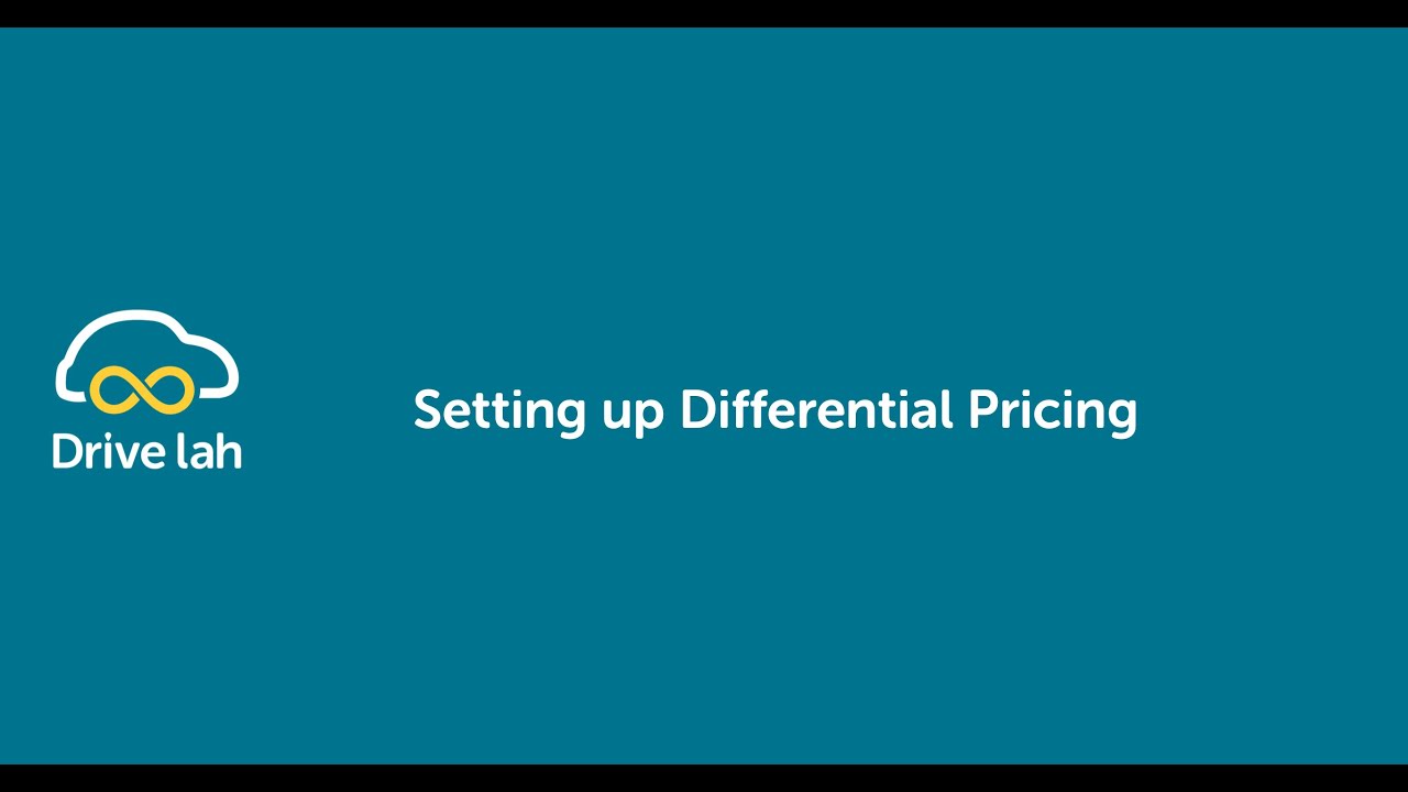 Setting up Differential Pricing