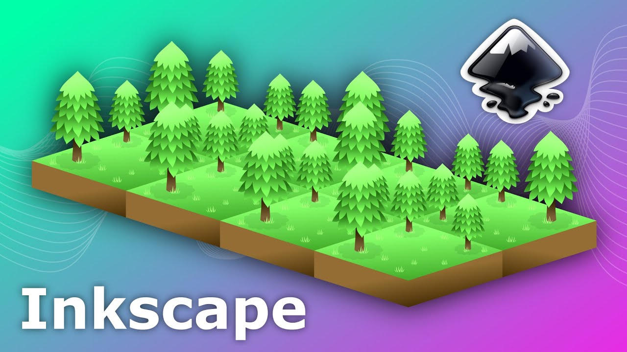 Creating an Isometric Forest in Inkscape