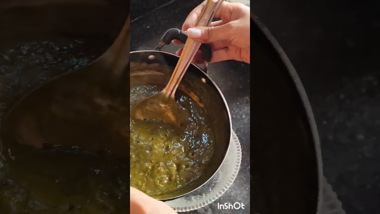 Dhaba style lasooni palak ki sabji 👌#palak ki sabji#flame & flavours 👍