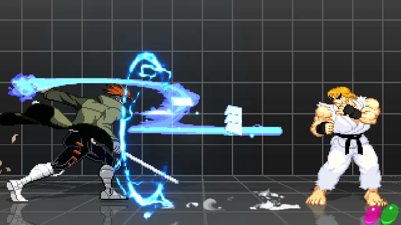 ikemengo projectile fx and clash system