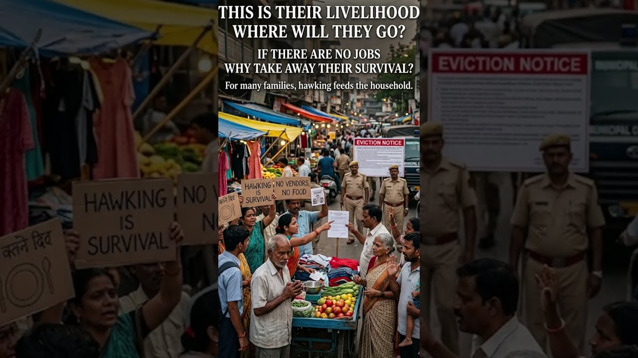 Hawker Eviction After Elections? 🤔 | Politics of Survival vs Law