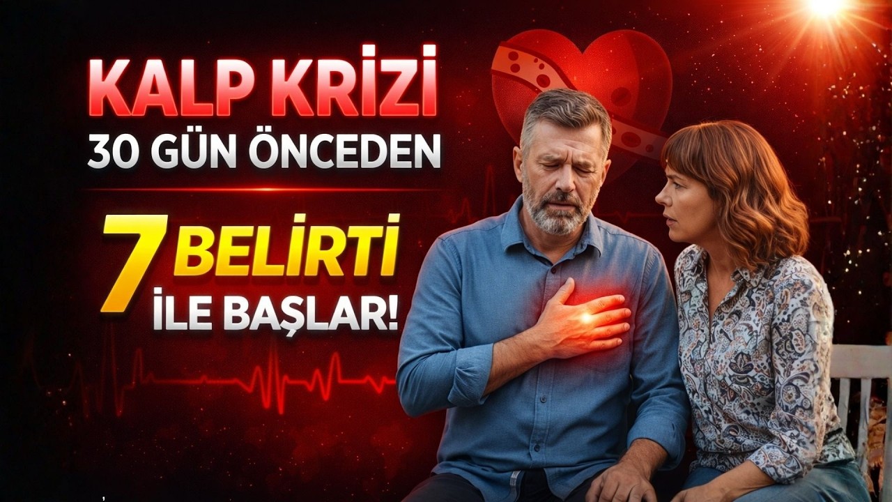 Kalp Krizi 30 Gün Önceden 7 Belirti İle Başlar