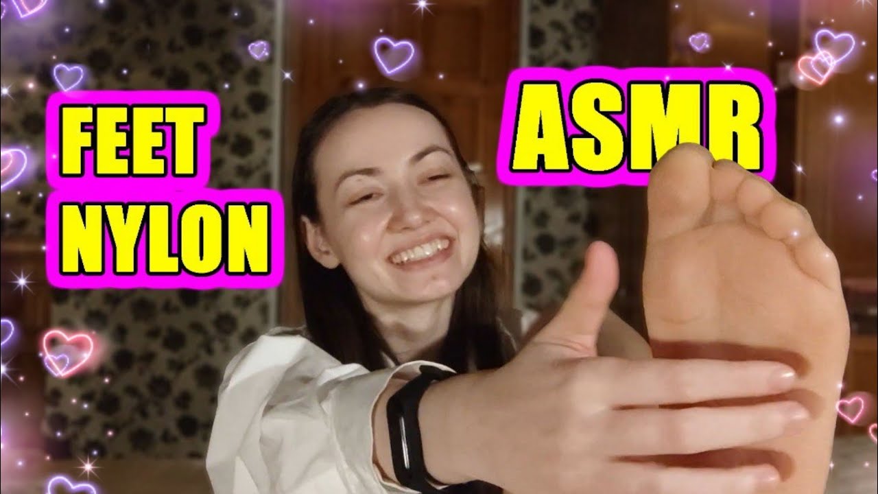 ASMR, feet, nylon 