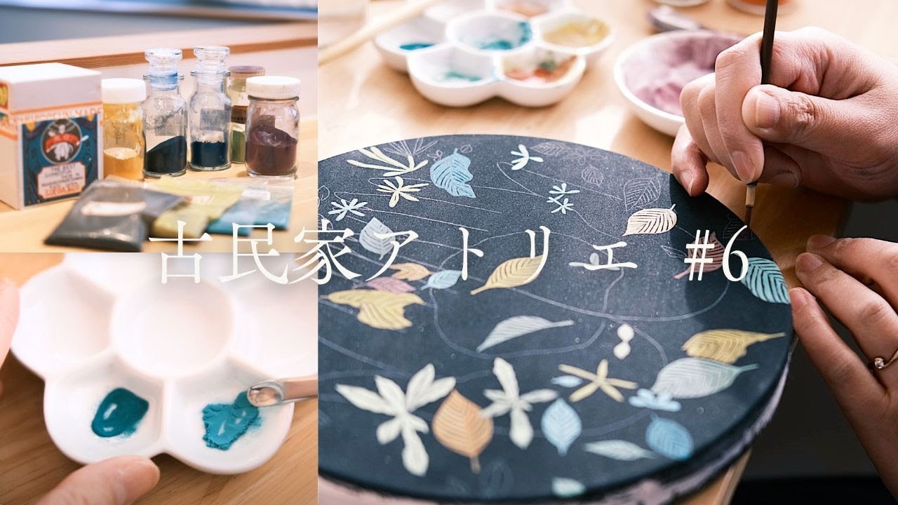 【日本画メイキング】美しい岩絵具を使って描く絵画 / 日本画家の制作風景をお届けします
