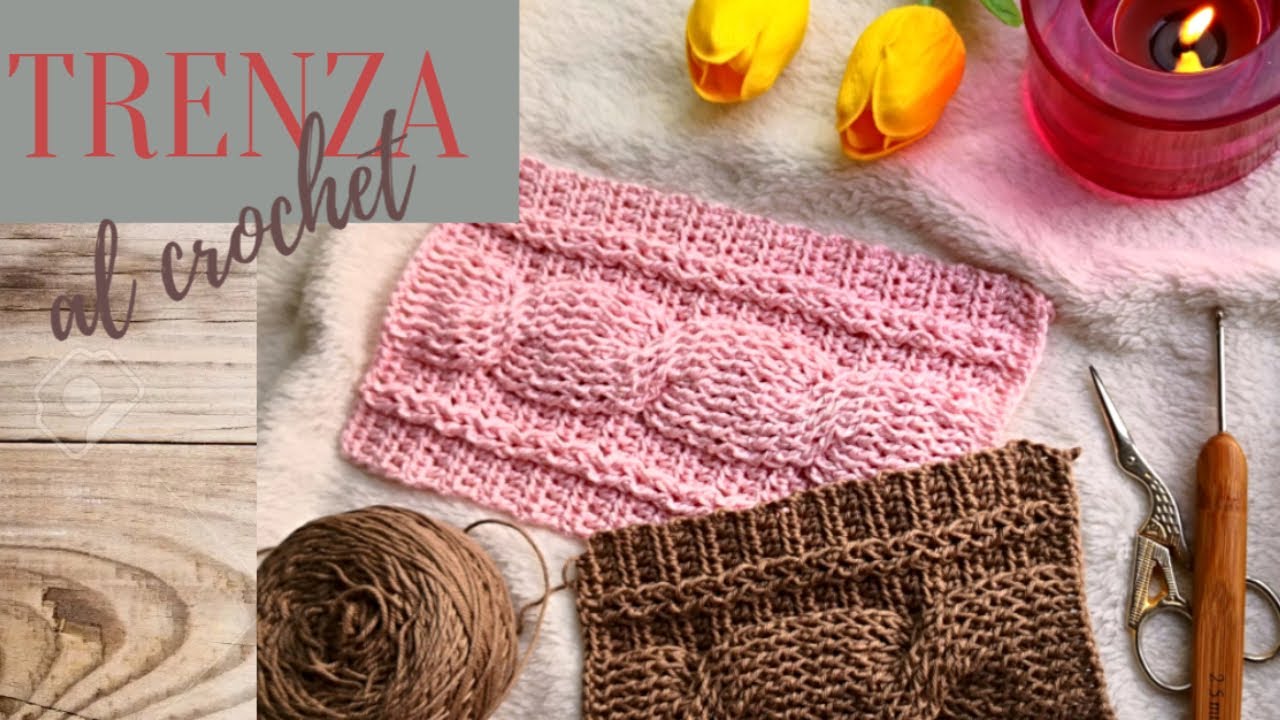 Cómo hacer una TRENZA  a Crochet  -La Magia del Crochet-