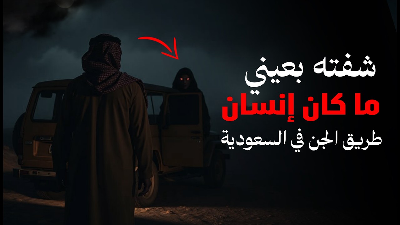 في طريق الرين😨 سمعت صوت الجن و شفتهم حقيقي