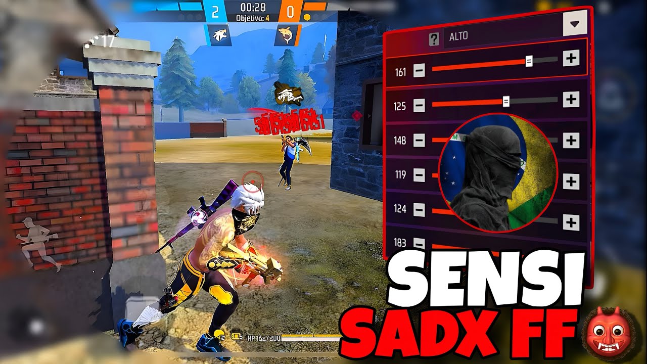 PROBÉ LA SENSIBILIDAD HACKER DE SADX REY DEL FREESTYLE👹 PARA DAR SOLO ROJOS EN FREE FIRE ¿ME VANEAN?