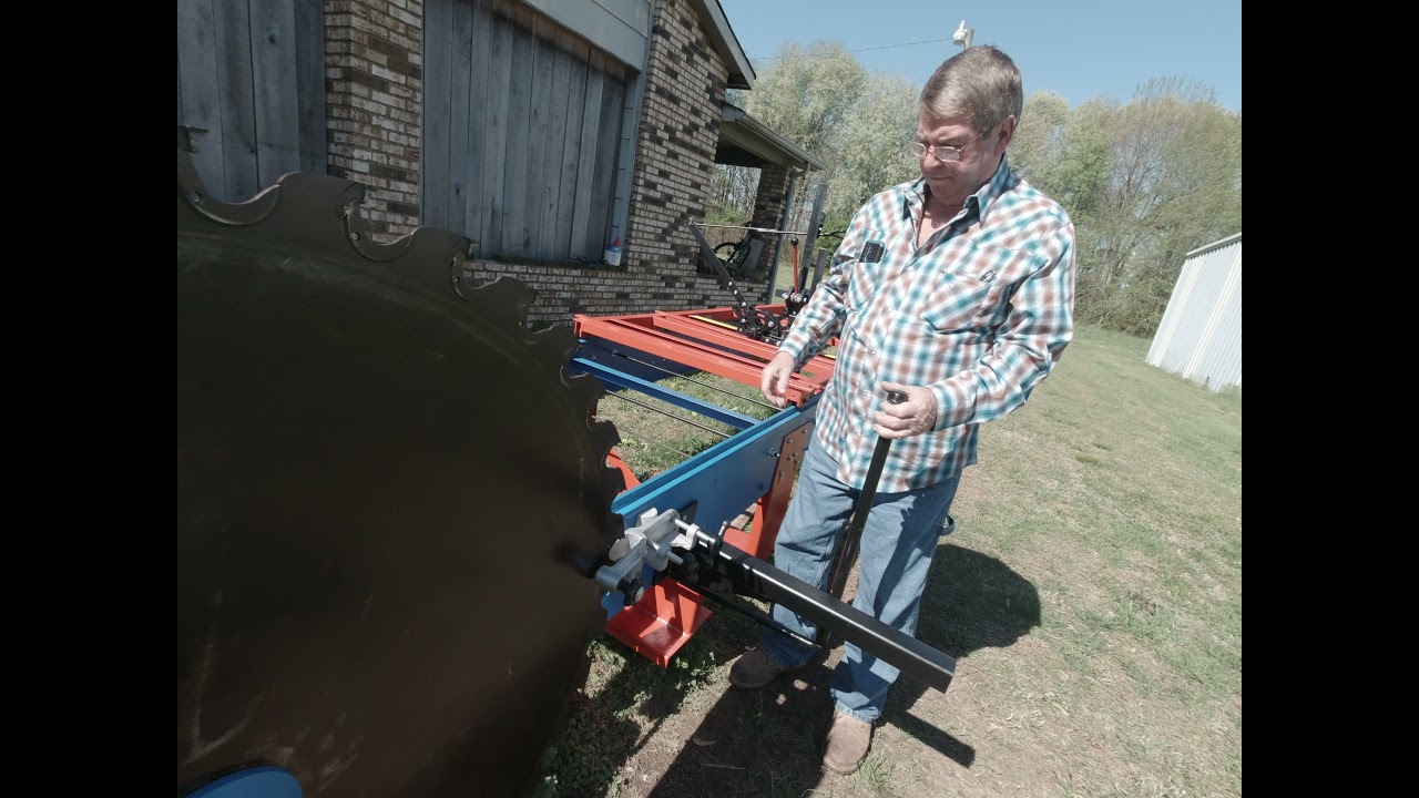 Papaw's restored  a old M14 Foley sawmill
