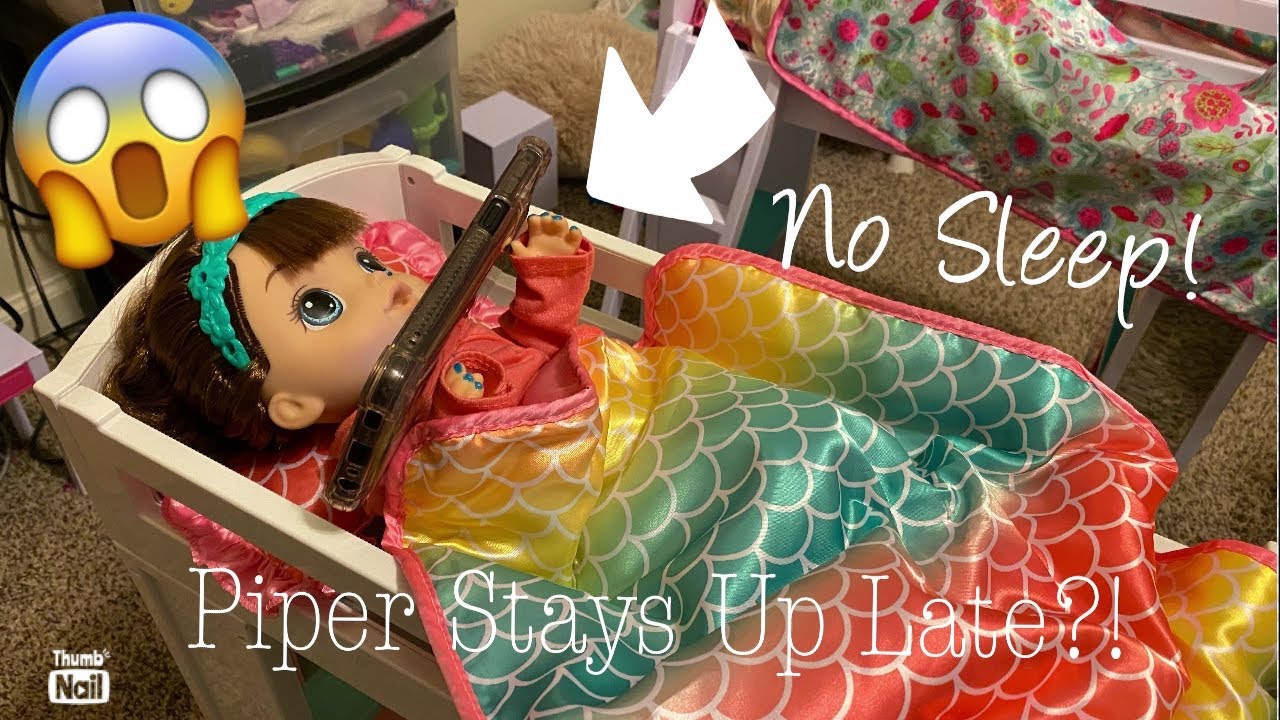BABY ALIVE: Piper stays up late?! •Baby alive Mini movie• #babyalive