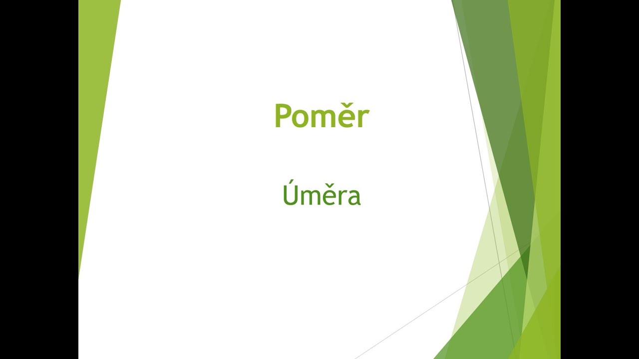 05/6 Úměra