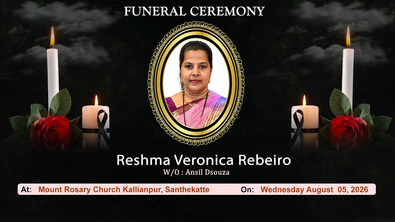 Final Journey of Reshma Veronica Rebeiro (46), Kallianpur, Udupi | Daijiworld Udupi