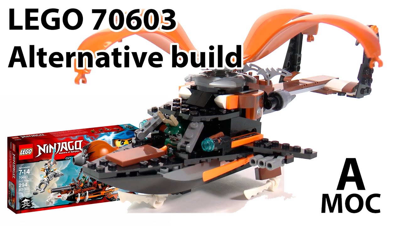 [TUTORIAL] LEGO 70603 Ninjago Pirate Helicopter Alternative build instruction [A MOC]