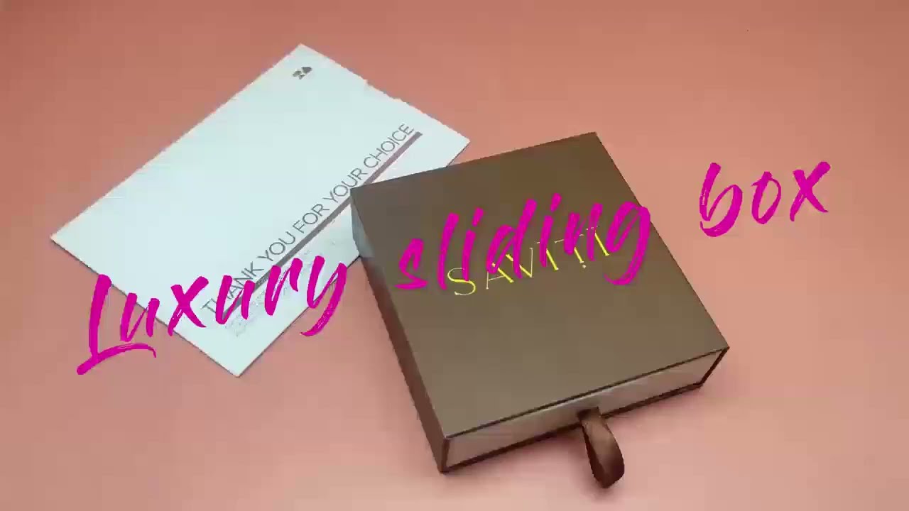 Custom Low MOQ luxury jewelry packaging