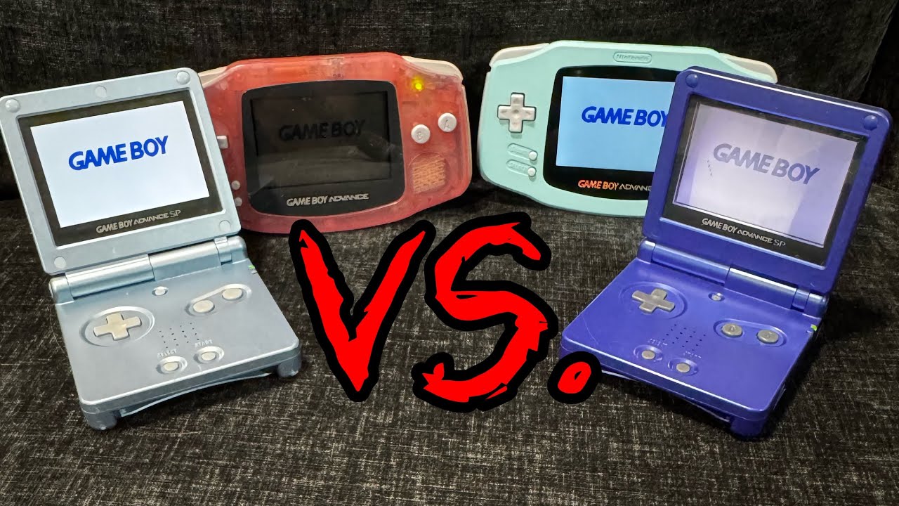 Gameboy Advance Vs Gameboy Advance SP