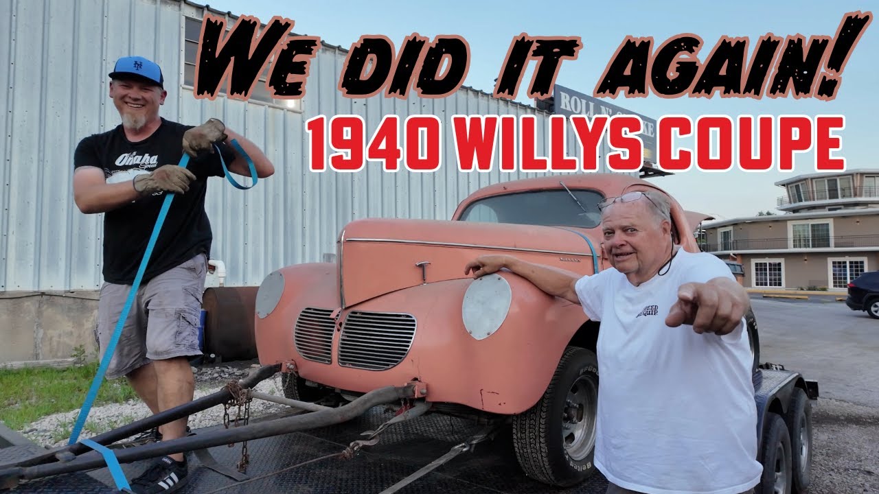 РЕДКАЯ НАХОДКА! Willys Coupe 1940 года! ОЧЕНЬ В ВОСТОРГЕ #willys #редкиеавтомобили #сокровище #го...