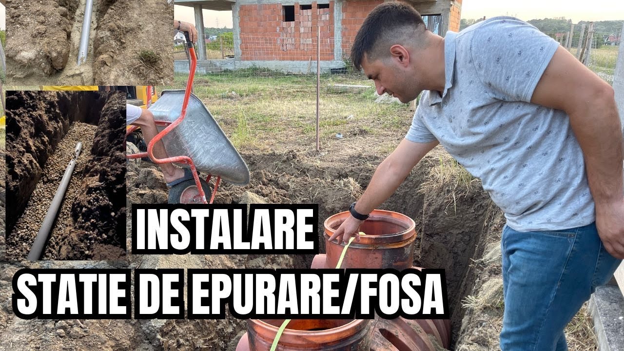 Instalare statie de epurare / fosa septica ecologica
