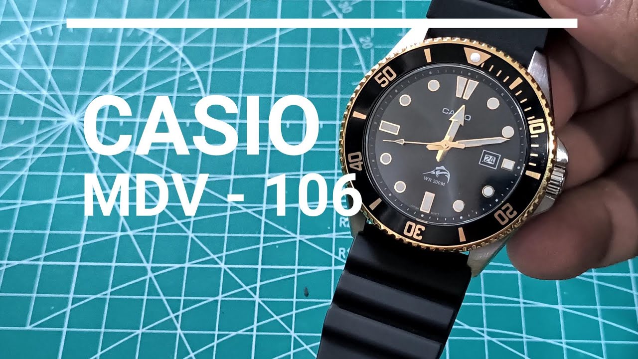 Casio MDV - 106 marlin dorado