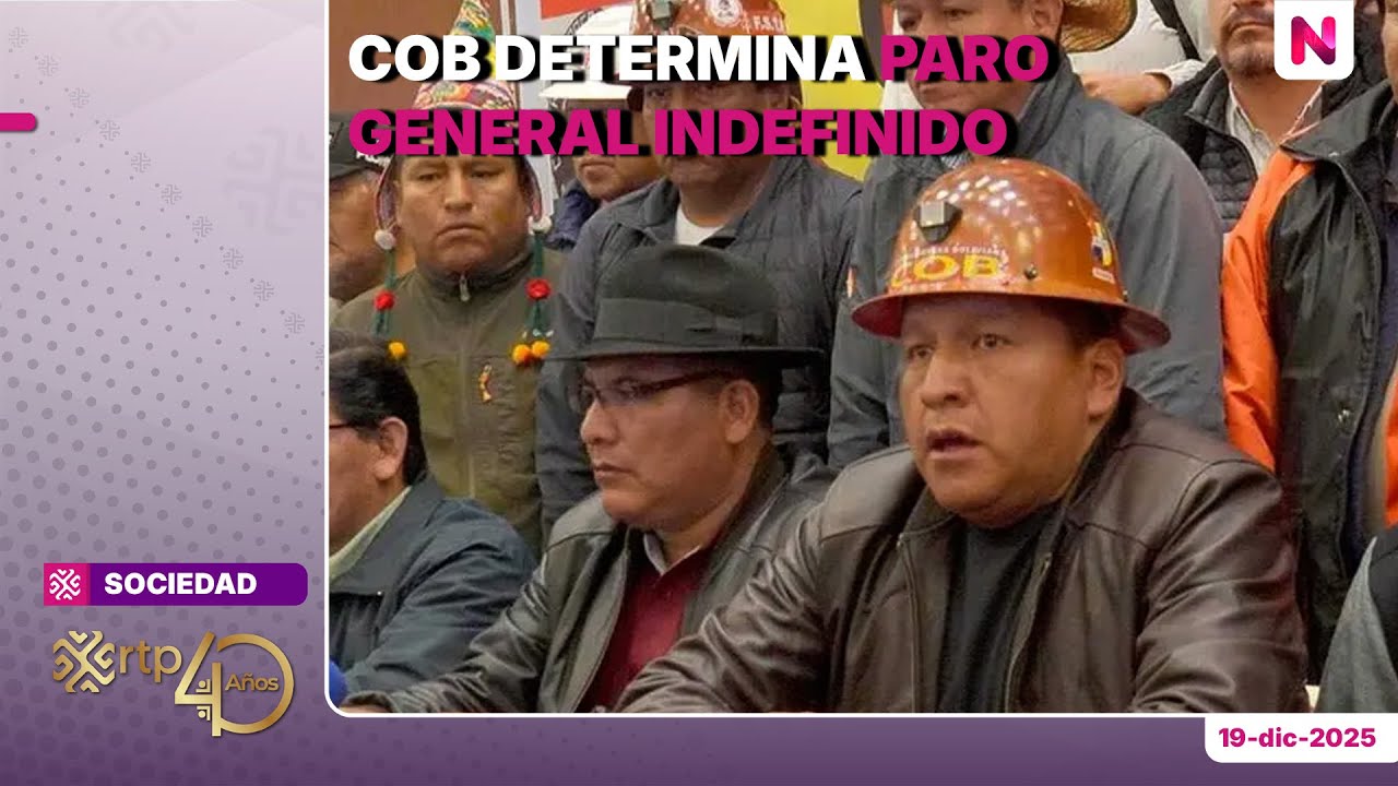 Paro indefinido: la COB exige abrogar el Decreto 5503