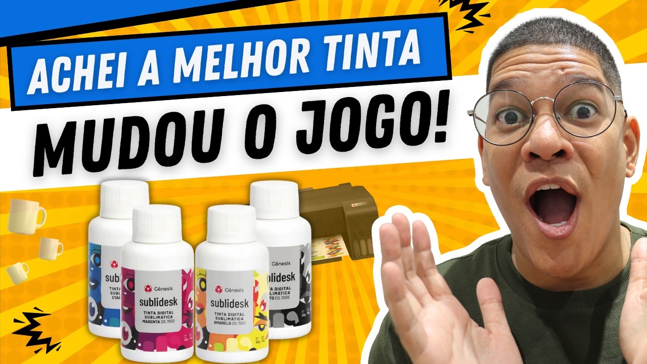Qual a melhor tinta para sublima&ccedil;&atilde;o em 2026? Teste com a G&ecirc;nesis