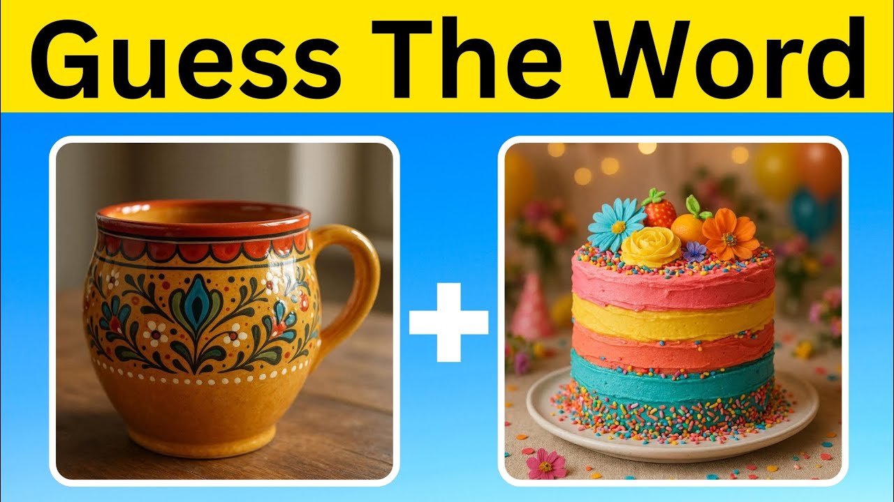 Guess the Word from 2 Pictures 🧠 | 10 Brain Teasing Puzzles