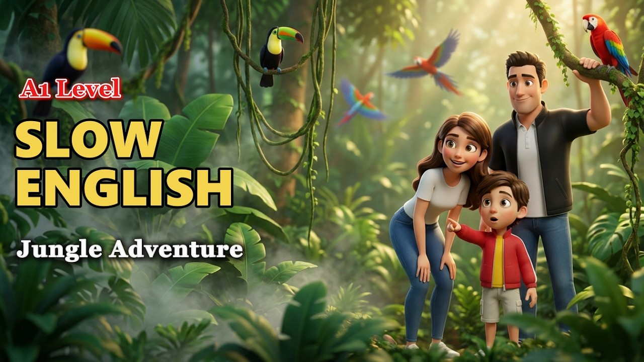Jungle Adventure | Easy English Listening Practice (A1 Level)