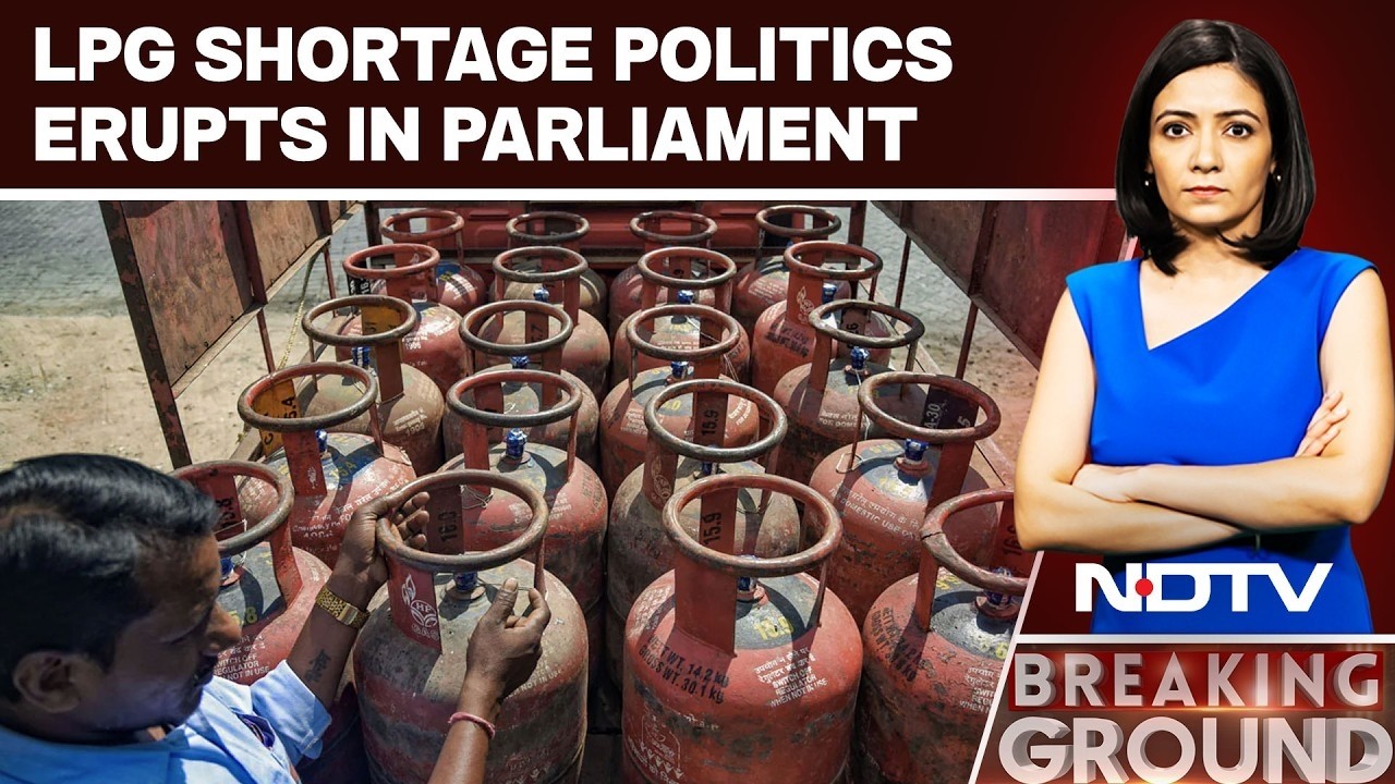 LPG Shortage News Today | LPG Shortage Politics Erupts In Parliament As Opposition Targets Centre