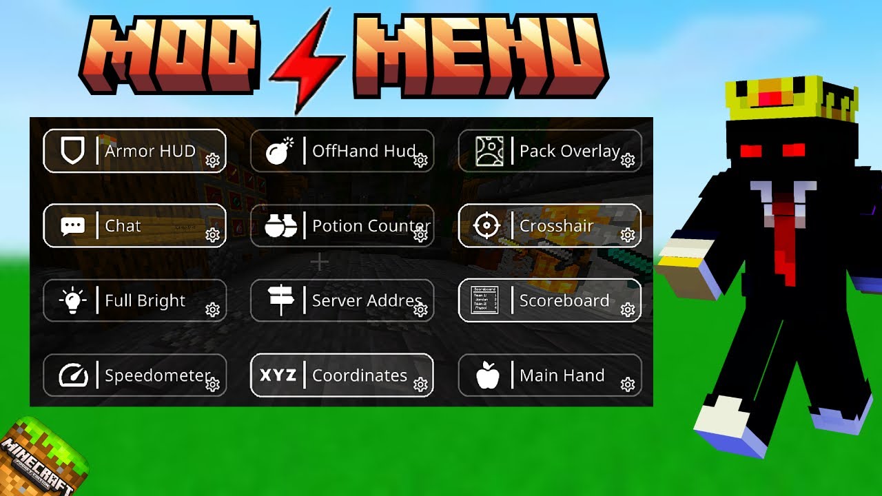 The Best Mod Menu Client (CM Client) For MCPE 1.21+