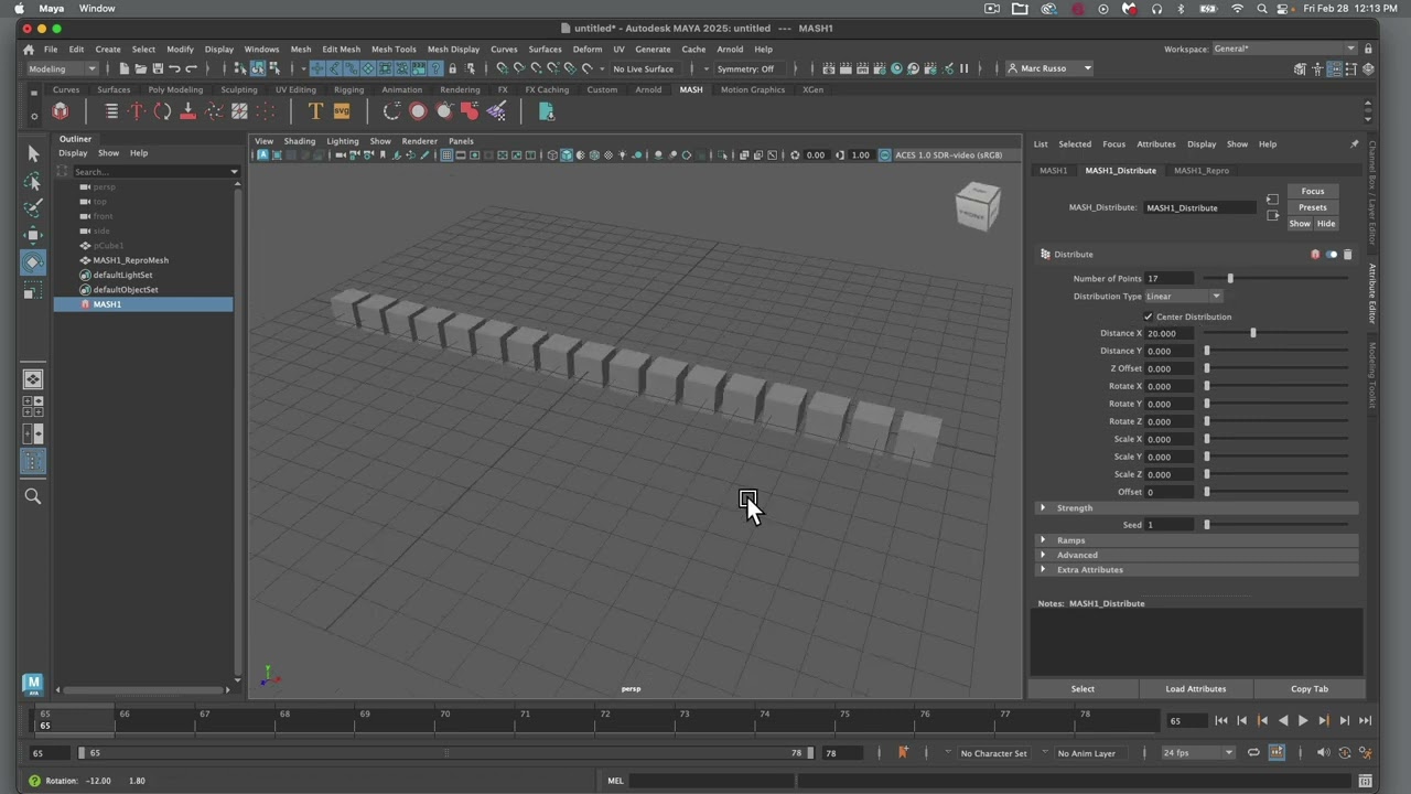 Maya MASH - Intro - 2 min Tutorial