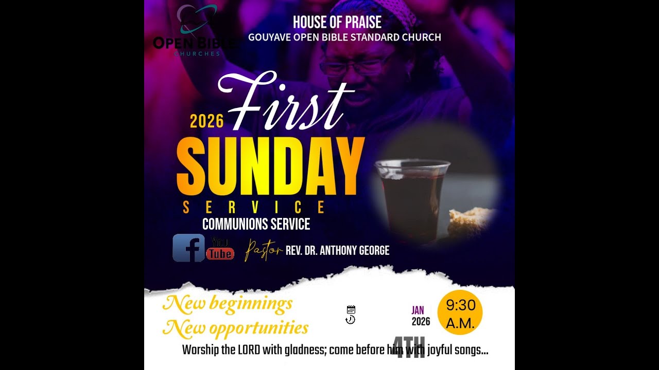 2026 First Sunday Worship  Service (4th January 2026)