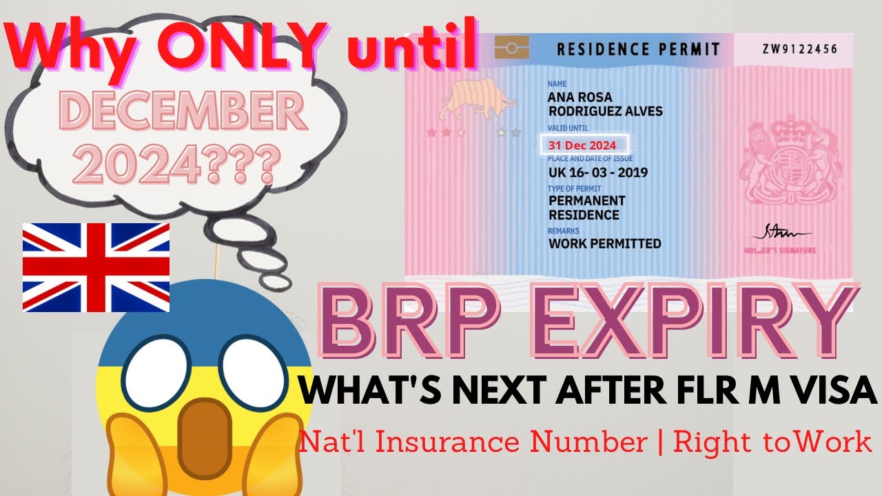 UK BRP card December 2024 expiry | How to  apply National Insurance ID and Prove your Right to Work