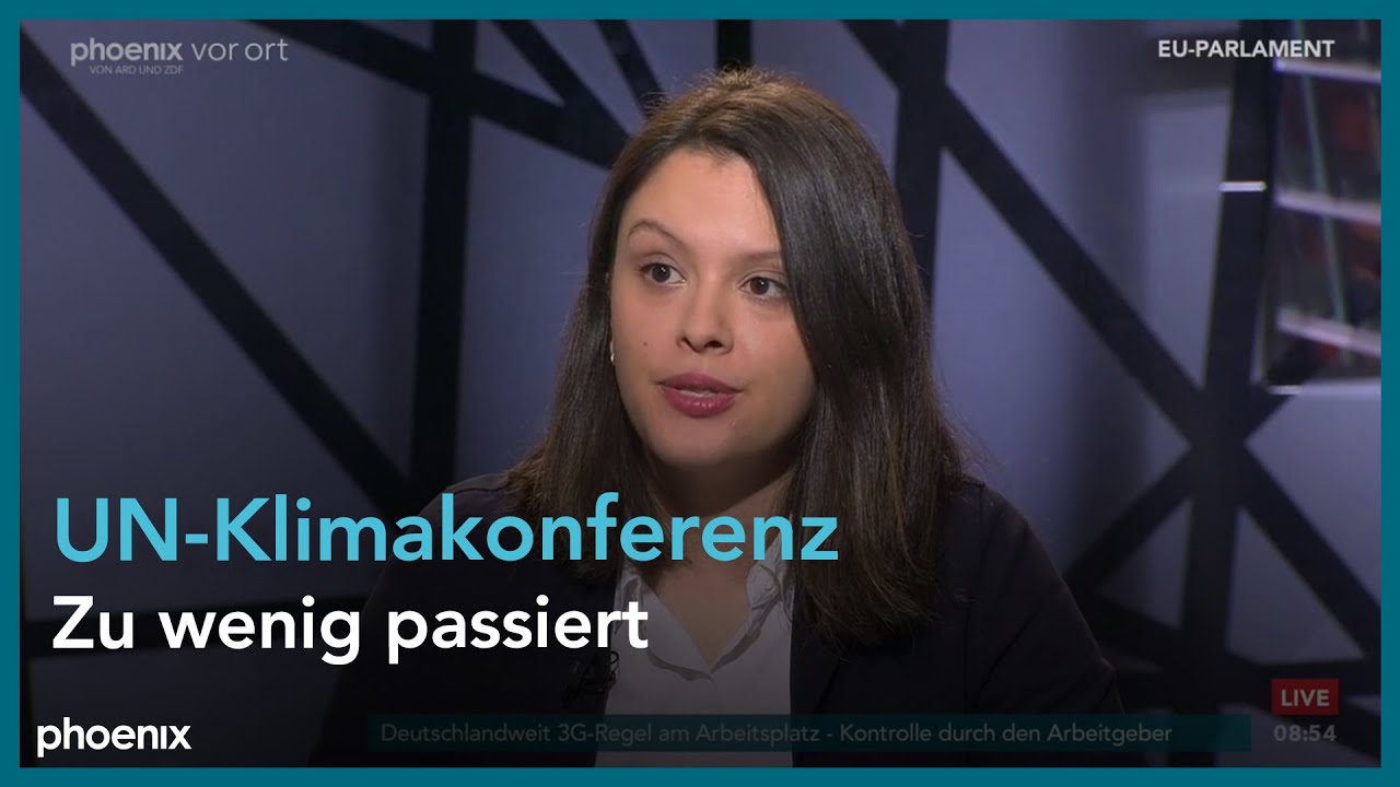europatalk mit Peter Liese und Delara Burkhardt zur UN-Klimakonferenz COP26 am 24.11.21