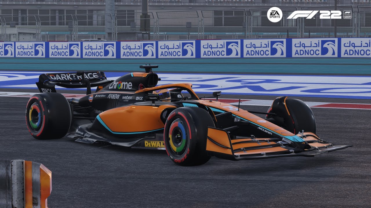 F1 22 McLaren F1 Team Racing Around Abu Dhabi (DNF) *Final F1 22 Race*