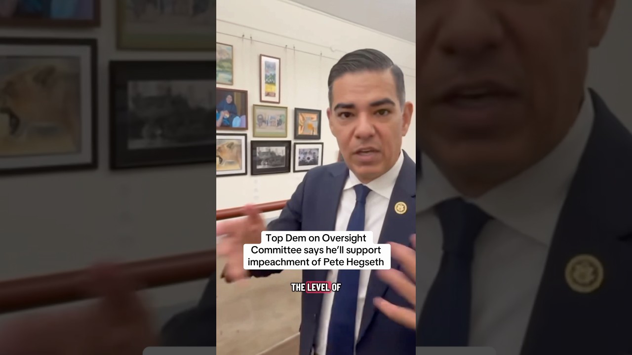 Top Dem supports Hegseth impeachment