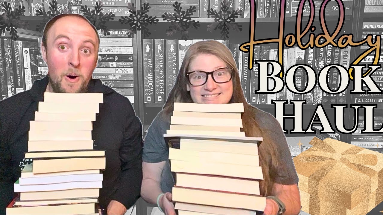 Christmas Book Haul with Jake 🎄🎁 Let the Shelf Tetris Begin 🤪