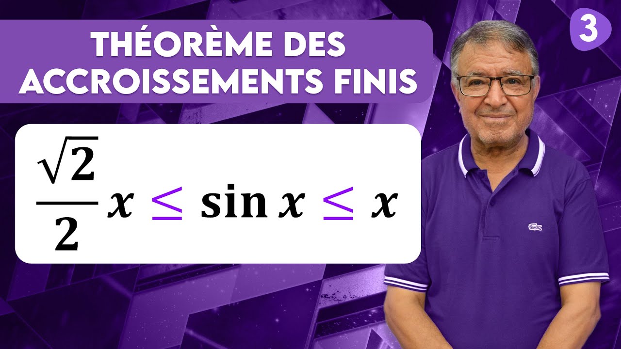 Théorème des accroissements finis (TAF) - Ex3