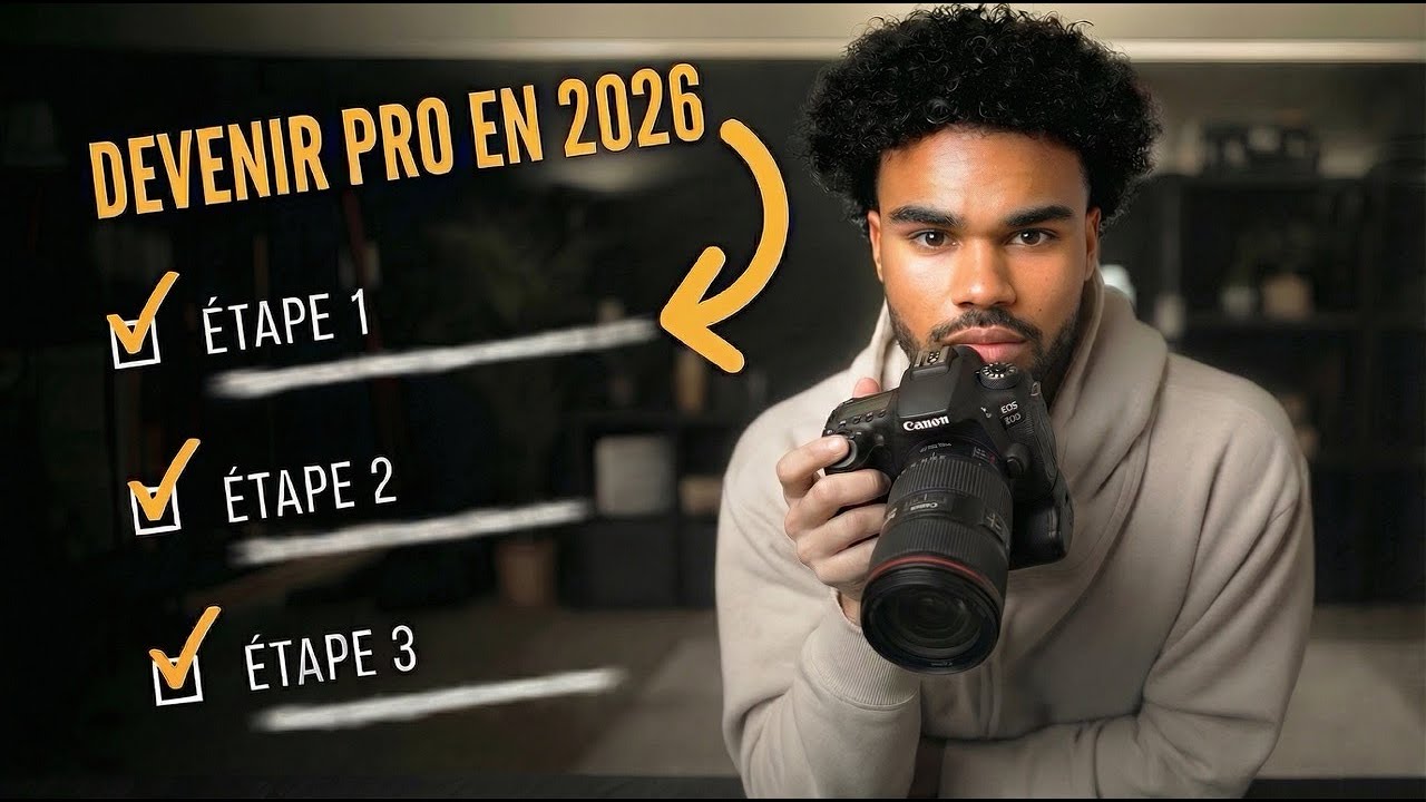 Comment devenir photographe pro en 2026 (le plan clair que personne ne t’explique)