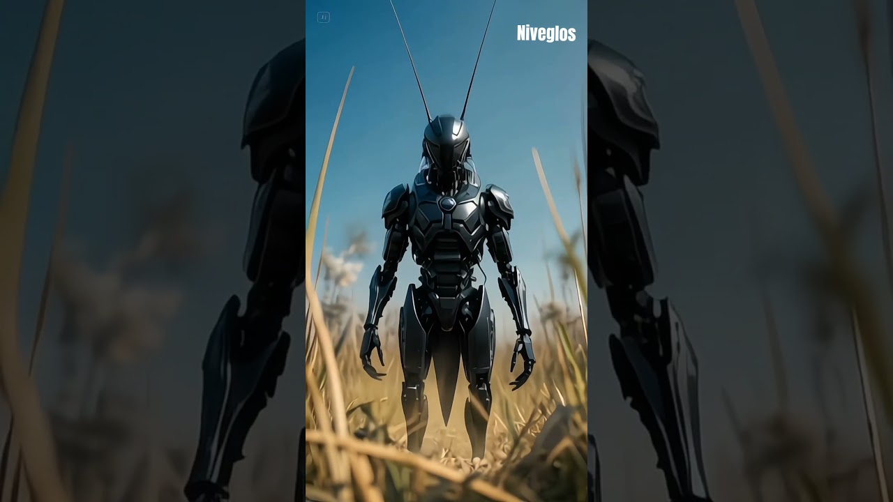 The Precision of a Grasshopper Robot: Nature Meets Technology #ai #aiseries #robotics