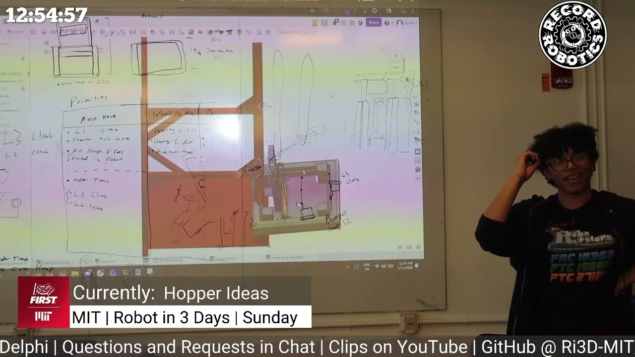 [FRC Ri3D 2026: Rebuilt] MIT Feature – Climb/Elevator Ideas