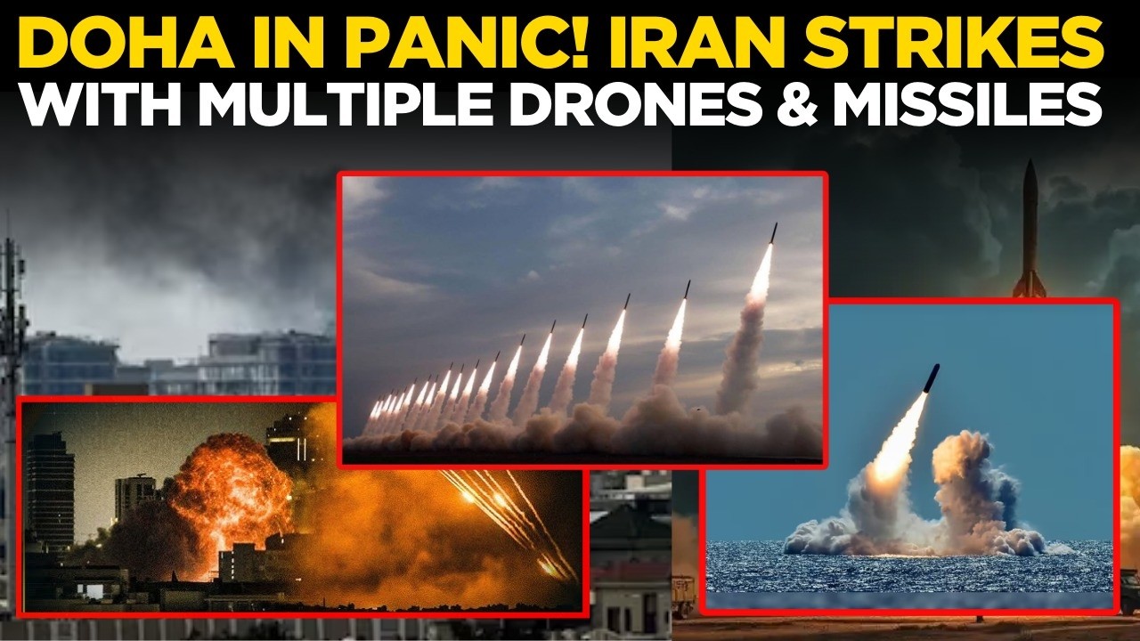 LIVE: Doha Under ATTACK! Iran POUNDS Qatar&rsquo;s Capital With Multiple KAMIKAZE Drones & FATTAH Missiles