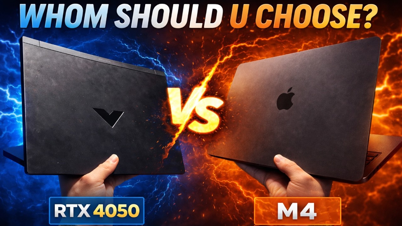 Window VS Macbook ?... Who Wins ! || Rtx 4050 vs Macbook Air M4 😱
