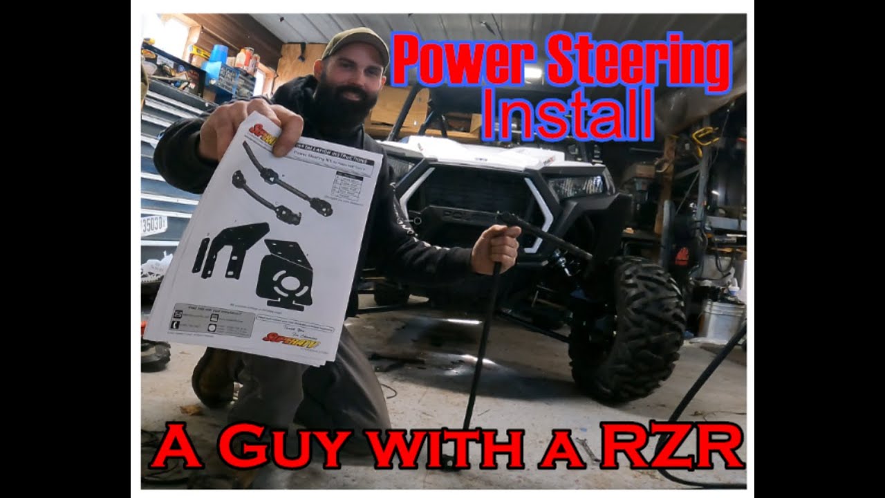 A Guy With a RZR: How to Install SuperATV Power Steering on a Trail S