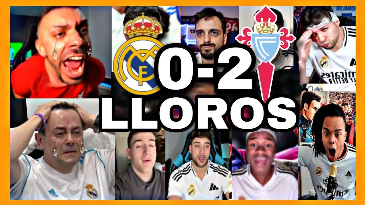 🤣🔥LOS MEJORES LLOROS MADRIDISTAS EN EL REAL MADRID 0 CELTA DE VIGO 2